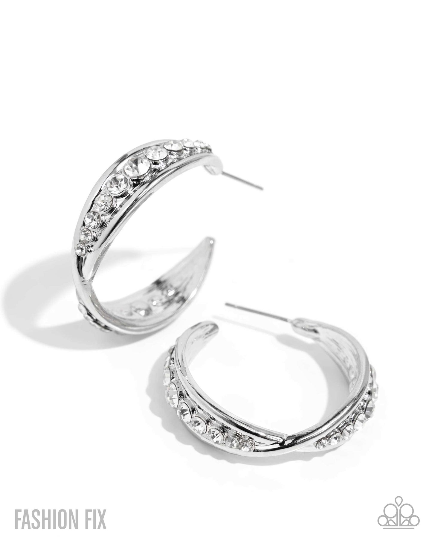 Sweeping Sonnet - White Post-Back Hoops