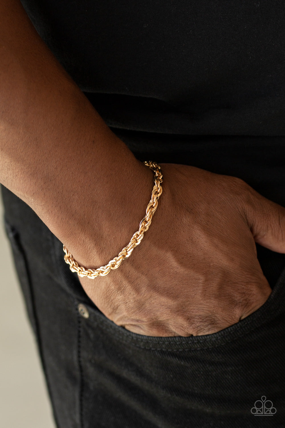 Last Lap - Gold Men's Bracelet