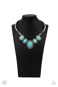 River Ride - BLOCKBUSTER Tuquoise Statement Necklace