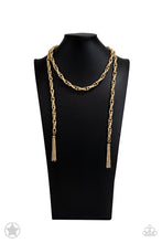 Load image into Gallery viewer, SCARFed for Attention - Golden Rope-style Interlocking Chain Necklace
