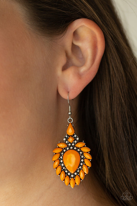 The LIONESS Den - Orange Earrings