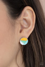 Load image into Gallery viewer, Artistic Expression - Multi Colored Abstract Post Earrings
