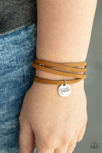 Load image into Gallery viewer, Wonderfully Worded - Leather Faith Bracelet
