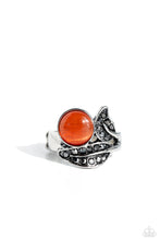 Load image into Gallery viewer, Cats Eye Candy - Orange Cat&#39;s Eye Ring
