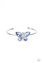 Load image into Gallery viewer, Free-Flying Flutter - Butterfly Beatitude Blue Bracelet &amp; Necklace Set
