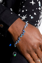 Load image into Gallery viewer, GLOWING Admiration &amp; Flatter Yourself - Blue sapphire rhinestone necklace &amp; bracelet set
