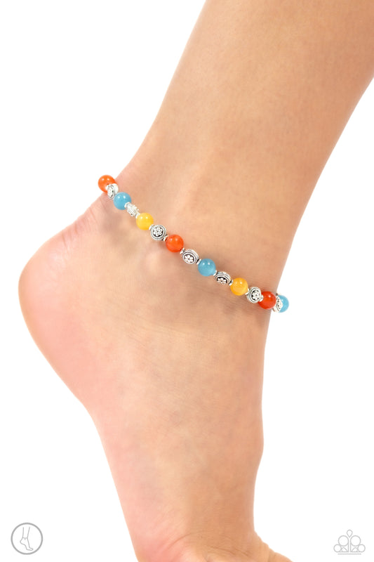 Beachy Bouquet - Multi Colored Anklet