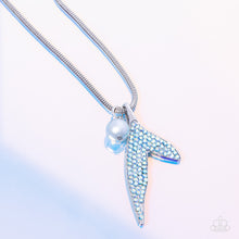 Load image into Gallery viewer, Maiden Mermaid - Blue Mermaid Tail Necklace
