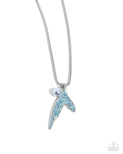 Maiden Mermaid - Blue Mermaid Tail Necklace