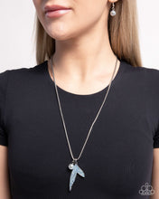 Load image into Gallery viewer, Maiden Mermaid - Blue Mermaid Tail Necklace
