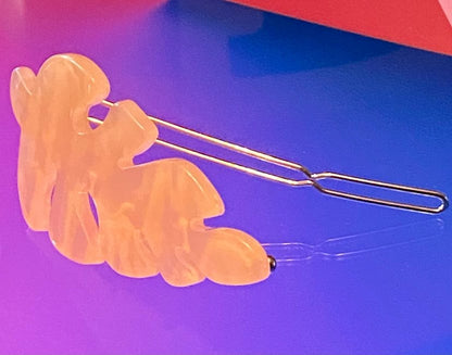 When On A STARFISH Orange Hair Clip