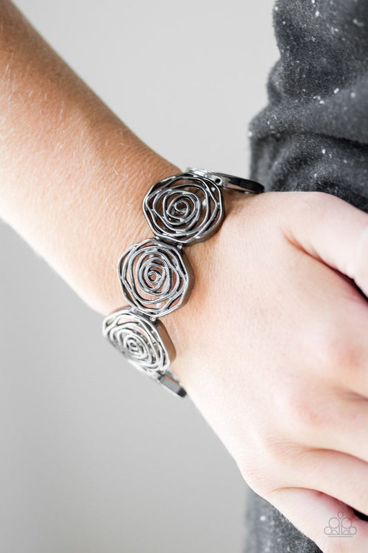 Beat Around The ROSEBUSH Gunmetal Bracelet