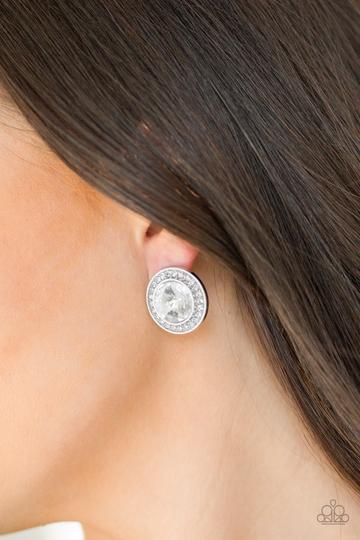 What Should I BLING - White Earring