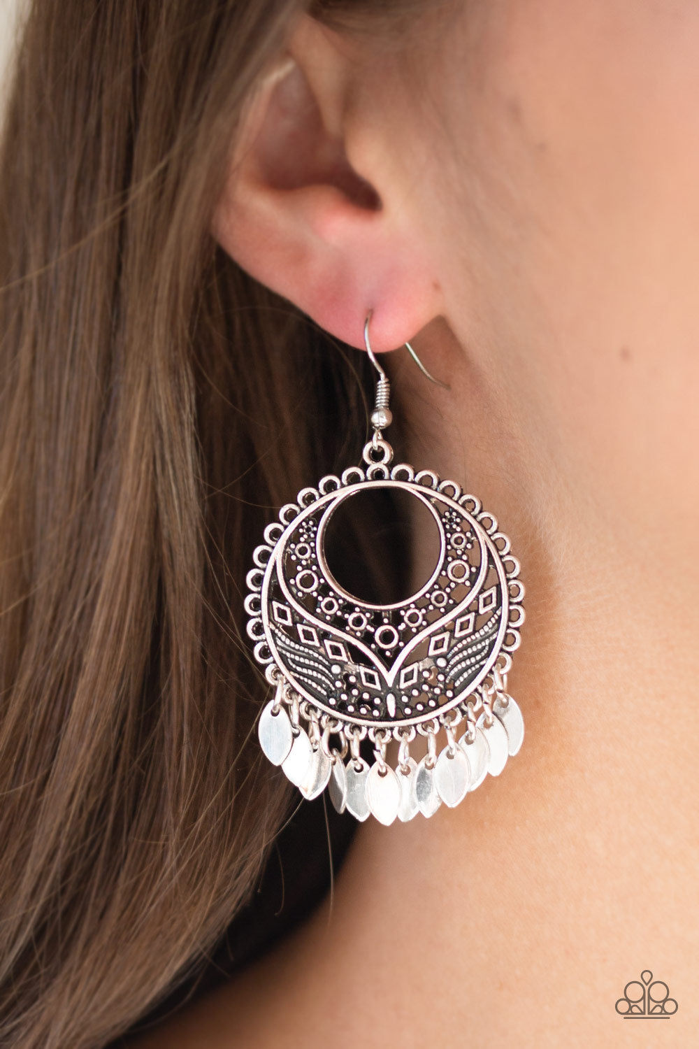 Far Off Horizons - Silver Filigree Earrings