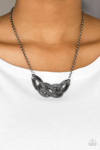 Antiqued Gunmetal Necklace