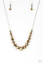 Load image into Gallery viewer, Crystal Carriages Necklace Brass Necklace
