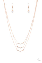 Load image into Gallery viewer, Pretty Petite - Rose Gold Triple Layered Necklace
