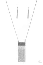 Load image into Gallery viewer, Totally Tassel - Silver Tassel Necklace
