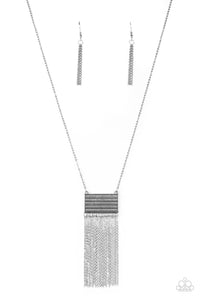 Totally Tassel - Silver Tassel Necklace