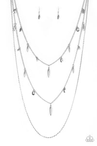 Bravo Bravado - Silver Layered Chain Necklace