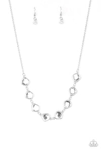 The Imperfectionist - White Gem Rhinestone Necklace