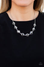 Load image into Gallery viewer, The Imperfectionist - Silver Necklace Featuring Smoky Gems
