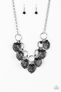 Very Valentine - Vintage Filigree Heart Necklace