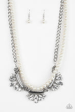 Load image into Gallery viewer, Bow Before The Queen White Necklace
