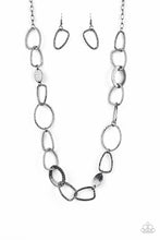 Load image into Gallery viewer, Metro Nouveau Black Necklace
