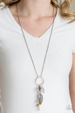 Load image into Gallery viewer, Sky High Style - Silver Feather Charm Necklace
