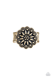 Desert Sunflower Gold Ring