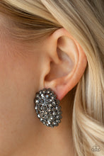 Load image into Gallery viewer, Daring Dazzle Black Clip-On Earring
