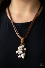 Load image into Gallery viewer, Tassel Trek White Necklace
