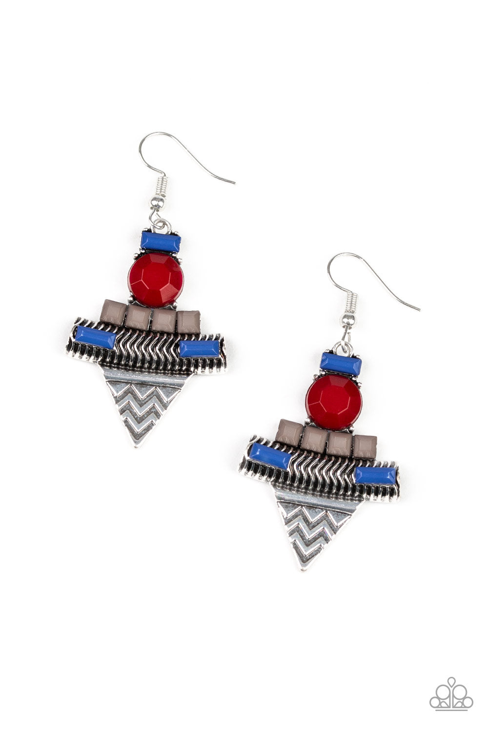 Tribal Terrain - Multi Color Earrings