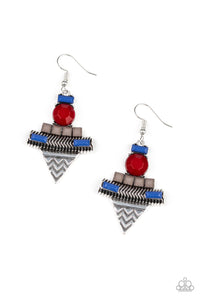 Tribal Terrain - Multi Color Earrings