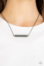 Load image into Gallery viewer, Gunmetal Bar Pendant
