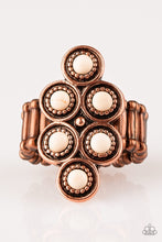 Load image into Gallery viewer, River Rock Rhythm Copper Ring
