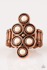 River Rock Rhythm Copper Ring