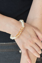 Load image into Gallery viewer, Traffic-Stopping Sparkle Gold/Pearl Bracelet
