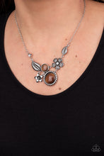 Load image into Gallery viewer, Brown Floral Necklace
