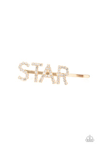 Star In Your Own Show Gold Hair Boby Pin