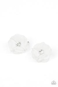 Watch Me Bloom White Flower Hair Clip