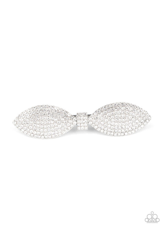 Mind-BOWing Sparkle White Hair Clip