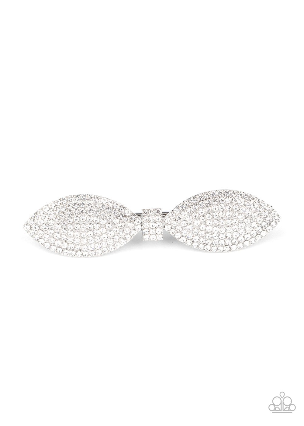 Mind-BOWing Sparkle White Hair Clip