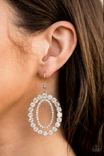 Load image into Gallery viewer, Deluxe Luxury - White Rhinestone Earrings
