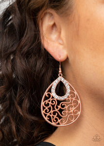 Seize The Stage - Copper Earrings