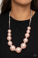 Load image into Gallery viewer, Pearly Prosperity Pink Oversized Pearl Bead Necklace
