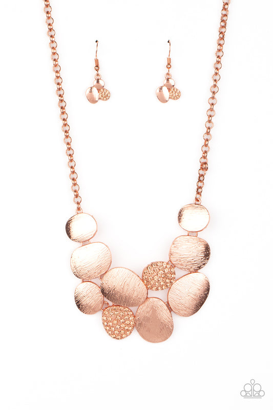 A Hard LUXE Story & Tough Luxe Blush Copper Necklace & Bracelet Set