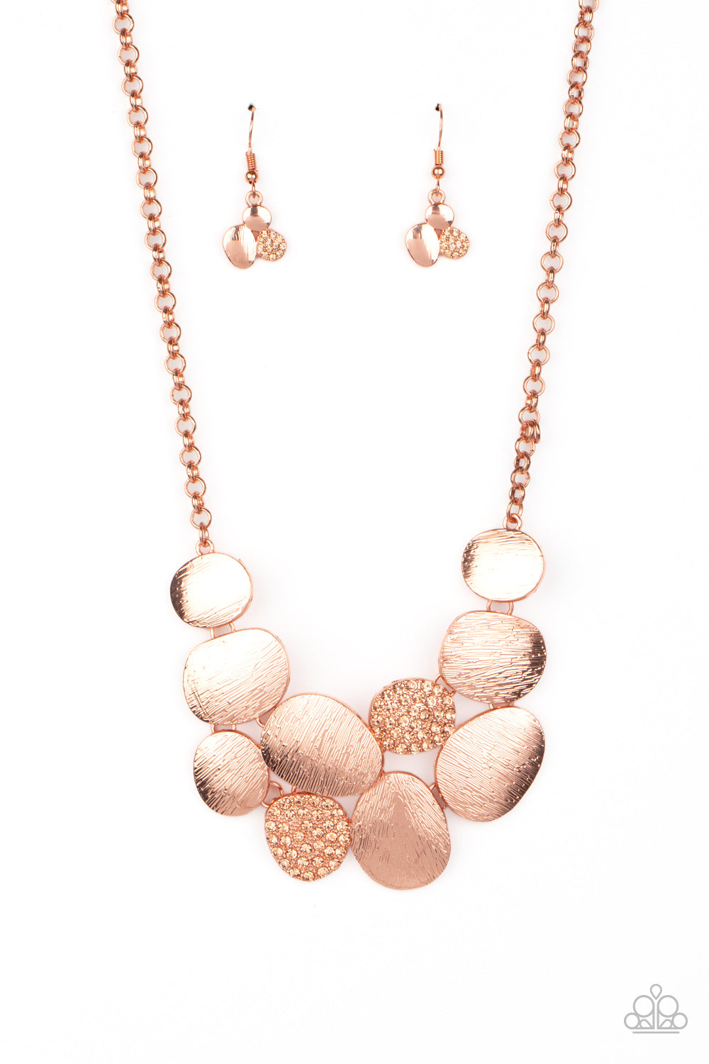 A Hard LUXE Story & Tough Luxe Blush Copper Necklace & Bracelet Set