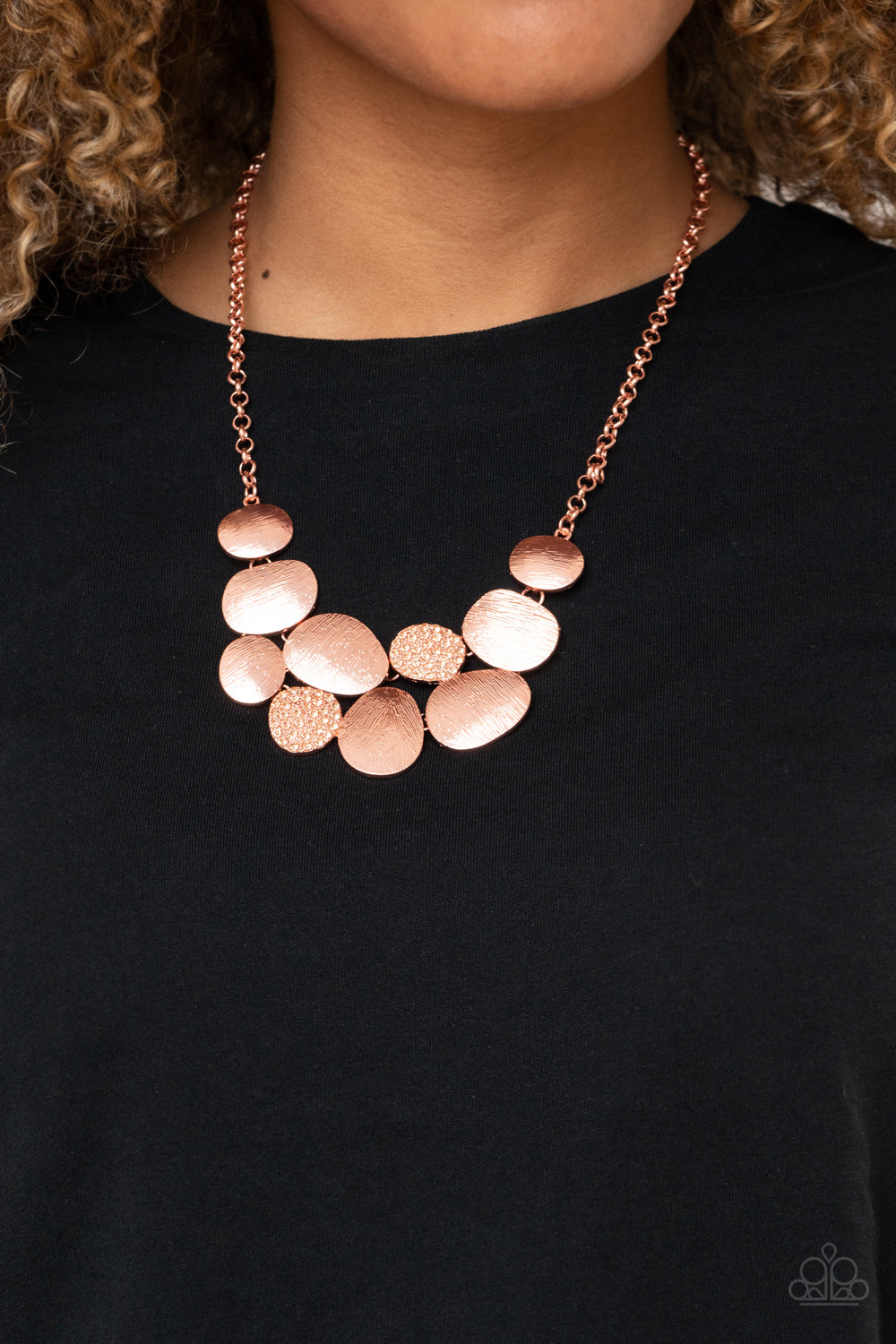 A Hard LUXE Story & Tough Luxe Blush Copper Necklace & Bracelet Set